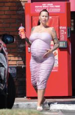 Pregnant AMBER ROSE Out in Studio City 09/01/2019