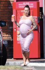 Pregnant AMBER ROSE Out in Studio City 09/01/2019