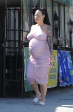 Pregnant AMBER ROSE Out in Studio City 09/01/2019