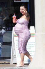 Pregnant AMBER ROSE Out in Studio City 09/01/2019