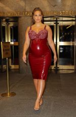 Pregnant ASHLEY GRAHAM Leaves Rainbow Room in New York 09/05/2019