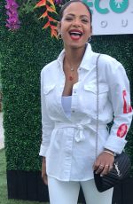 Pregnant CHRISTINA MILIAN at Debbie Durkin