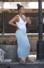 Pregnant CHRISTINA MILIAN at Farmers Market in Los Angeles 09/07/2019