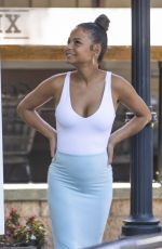 Pregnant CHRISTINA MILIAN at Farmers Market in Los Angeles 09/07/2019