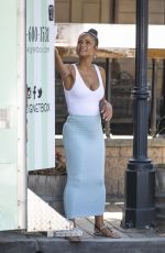 Pregnant CHRISTINA MILIAN at Farmers Market in Los Angeles 09/07/2019