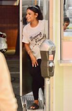 Pregnant CHRISTINA MILIAN at Her Beignet Box Food Truck in Los Angeles 09/04/2019