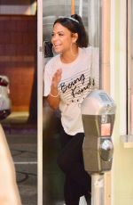 Pregnant CHRISTINA MILIAN at Her Beignet Box Food Truck in Los Angeles 09/04/2019