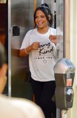 Pregnant CHRISTINA MILIAN at Her Beignet Box Food Truck in Los Angeles 09/04/2019