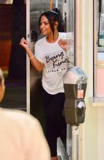 Pregnant CHRISTINA MILIAN at Her Beignet Box Food Truck in Los Angeles 09/04/2019
