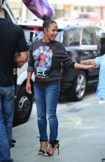 Pregnant CHRISTINA MILIAN at Her Beignet Box Truck in Studio City 09/19/2019