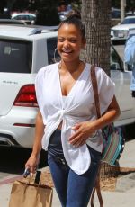 Pregnant CHRISTINA MILIAN Out for Lunch at Joans on Third in Studio City 09/06/2019