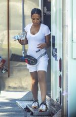 Pregnant CHRISTINA MILIAN Out in Studio City 08/31/2019