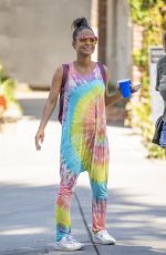 Pregnant CHRISTINA MILIAN Shopping at Farmers Market in Los Angeles 09/14/2019