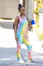 Pregnant CHRISTINA MILIAN Shopping at Farmers Market in Los Angeles 09/14/2019