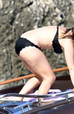 PRINCESS BEATRICE in Bikini at a Boat in Capri 09/13/2019