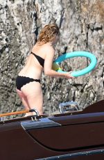 PRINCESS BEATRICE in Bikini at a Boat in Capri 09/13/2019