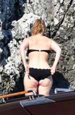 PRINCESS BEATRICE in Bikini at a Boat in Capri 09/13/2019
