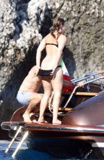 PRINCESS BEATRICE in Bikini at a Boat in Capri 09/13/2019