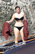 PRINCESS BEATRICE in Bikini at a Boat in Capri 09/13/2019