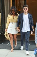 PRIYANKA CHOPRA and Nick Jonas Leaves Their Hotel in New York 09/01/2019