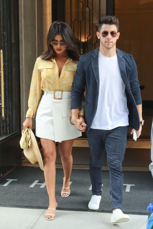 PRIYANKA CHOPRA and Nick Jonas Leaves Their Hotel in New York 09/01/2019