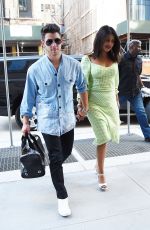 PRIYANKA CHOPRA and Nick Jonas Out in New York 08/30/2019