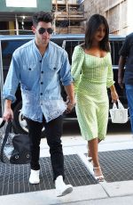 PRIYANKA CHOPRA and Nick Jonas Out in New York 08/30/2019
