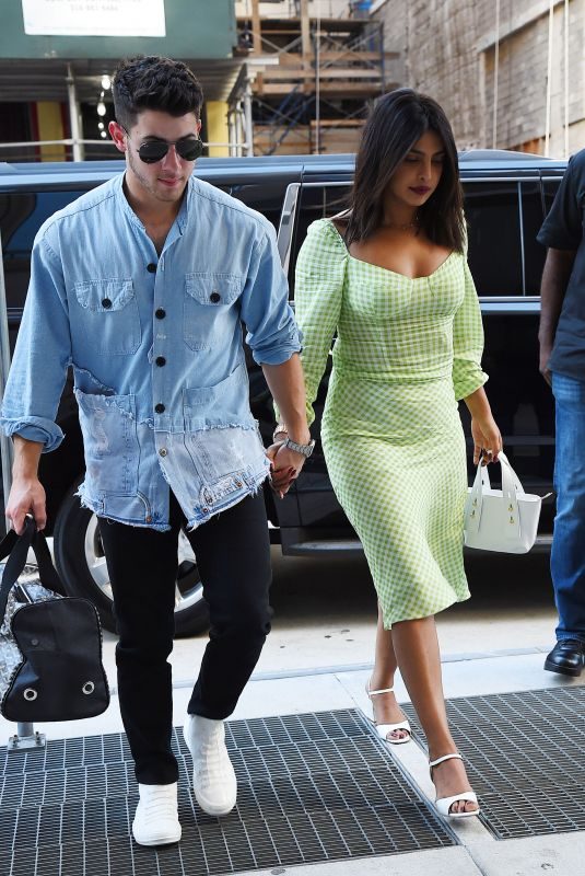 PRIYANKA CHOPRA and Nick Jonas Out in New York 08/30/2019