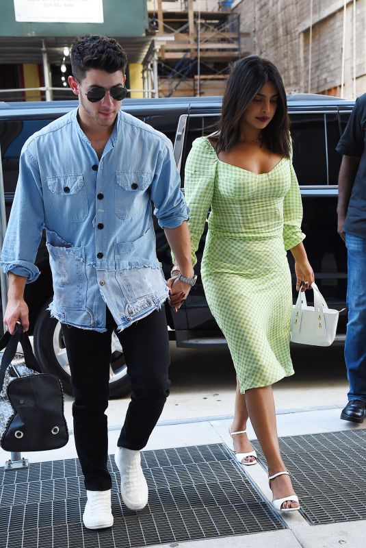 PRIYANKA CHOPRA and Nick Jonas Out in New York 08/30/2019