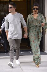 PRIYANKA CHOPRA and Nick Jonas Out in New York 09/05/2019
