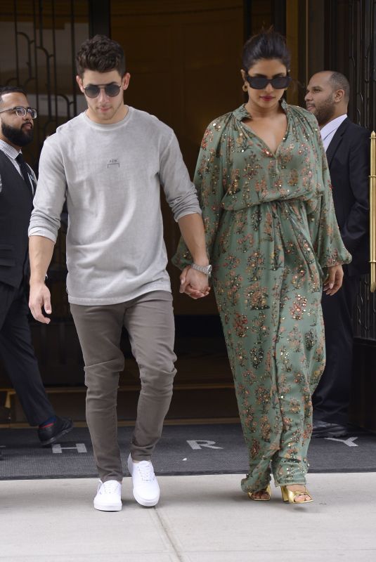 PRIYANKA CHOPRA and Nick Jonas Out in New York 09/05/2019