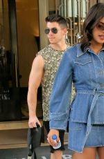 PRIYANKA CHOPRA and Nick Jonas Out with Their Dog in New York 08/31/2019