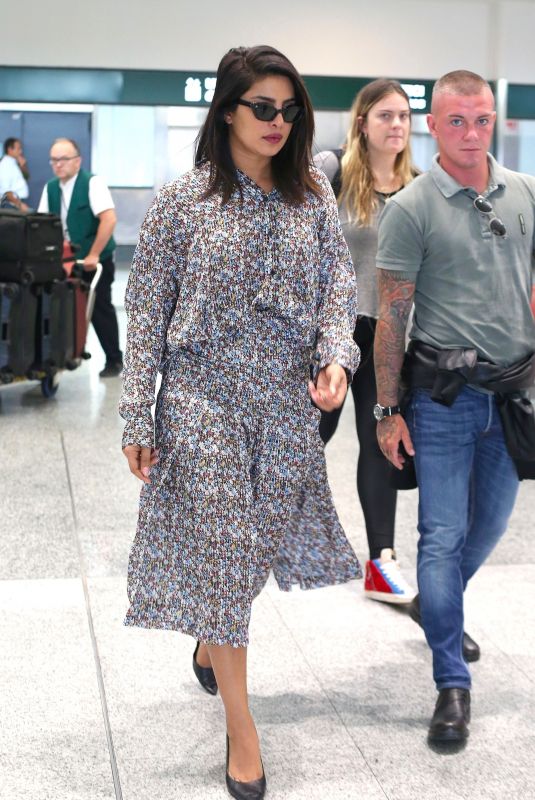 PRIYANKA CHOPRA Arrives at Airport in Milan 09/18/2019