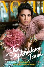 PRIYANKA CHOPRA for Vogue Magazine, India September 2019