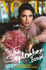 PRIYANKA CHOPRA in Vogue Magazine, India September 2019