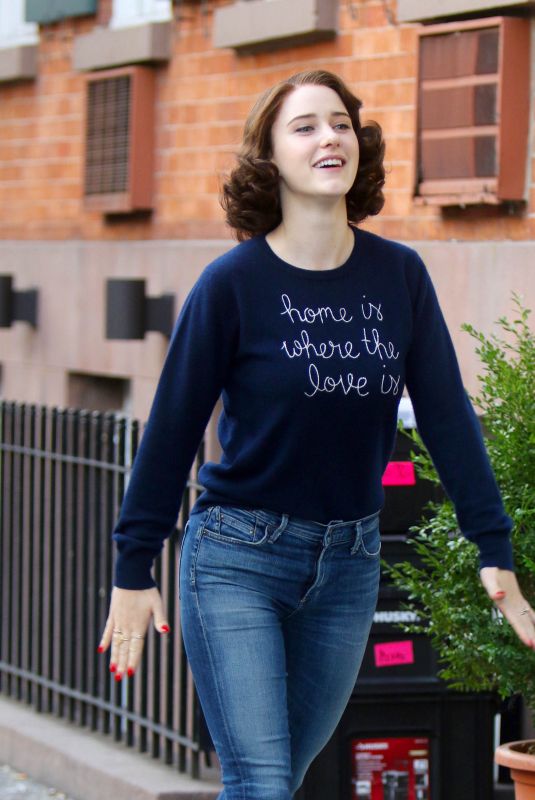 RACHEL BROSNAHAN at Marvelous Mrs. Maisiel Rehersal in New York 09/01/2019
