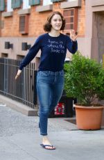 RACHEL BROSNAHAN at Marvelous Mrs. Maisiel Rehersal in New York 09/01/2019