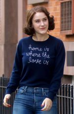 RACHEL BROSNAHAN at Marvelous Mrs. Maisiel Rehersal in New York 09/01/2019