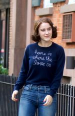 RACHEL BROSNAHAN at Marvelous Mrs. Maisiel Rehersal in New York 09/01/2019