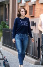 RACHEL BROSNAHAN at Marvelous Mrs. Maisiel Rehersal in New York 09/01/2019