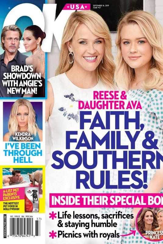 REESE WITHERSPOON and AVA PHILLIPPE in OK! Magazine, September 2019