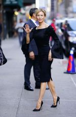 RENEE ZELLWEGER Arrives at Stephen Colbert Show in New York 09/25/2019