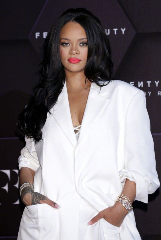 RIHANNA at Fenty Beauty Event in Seoul 09/17/2019
