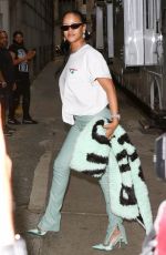 RIHANNA Out in New York 09/12/2019