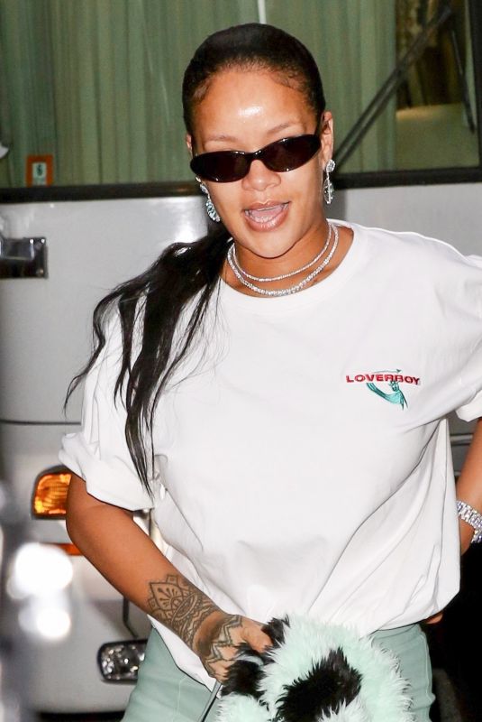 RIHANNA Out in New York 09/12/2019