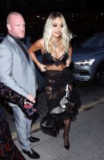 RITA ORA Arrives at GQ Men of the Year Awards Party in London 09/03/2019