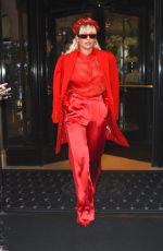 RITA ORA Arrives at Her Event for Escada in Paris 09/29/2019