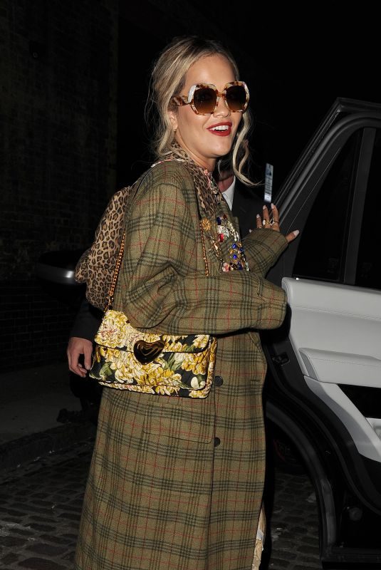 RITA ORA Leaves Chiltern Firehouse in London 09/18/2019