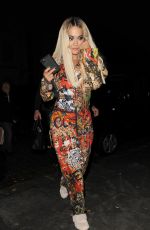 RITA ORA Leaves Her Apartment in London 09/26/2019