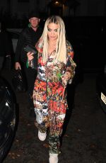 RITA ORA Leaves Her Apartment in London 09/26/2019